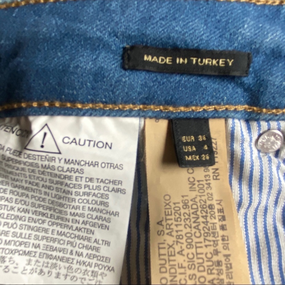 Massimo Duti Crop Kick Out Flare High Rise Jean 4 - Picture 12 of 14